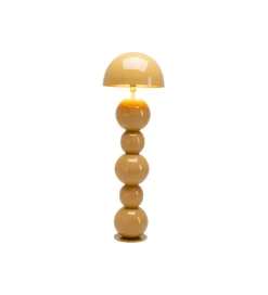 KDesign Lampa podłogowa CANDY 135 cm musztardowa