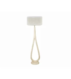 Imeri Lampa podłogowa Cronos 60 cm drewno mango