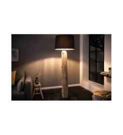 Invicta Interior Lampa Podłogowa Driftwood Black