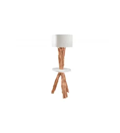 Invicta Interior Lampa podłogowa Driftwood 153 cm biała