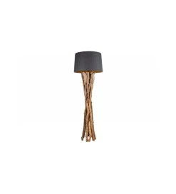 Invicta Interior Lampa podłogowa Espel 151 cm drewno teak