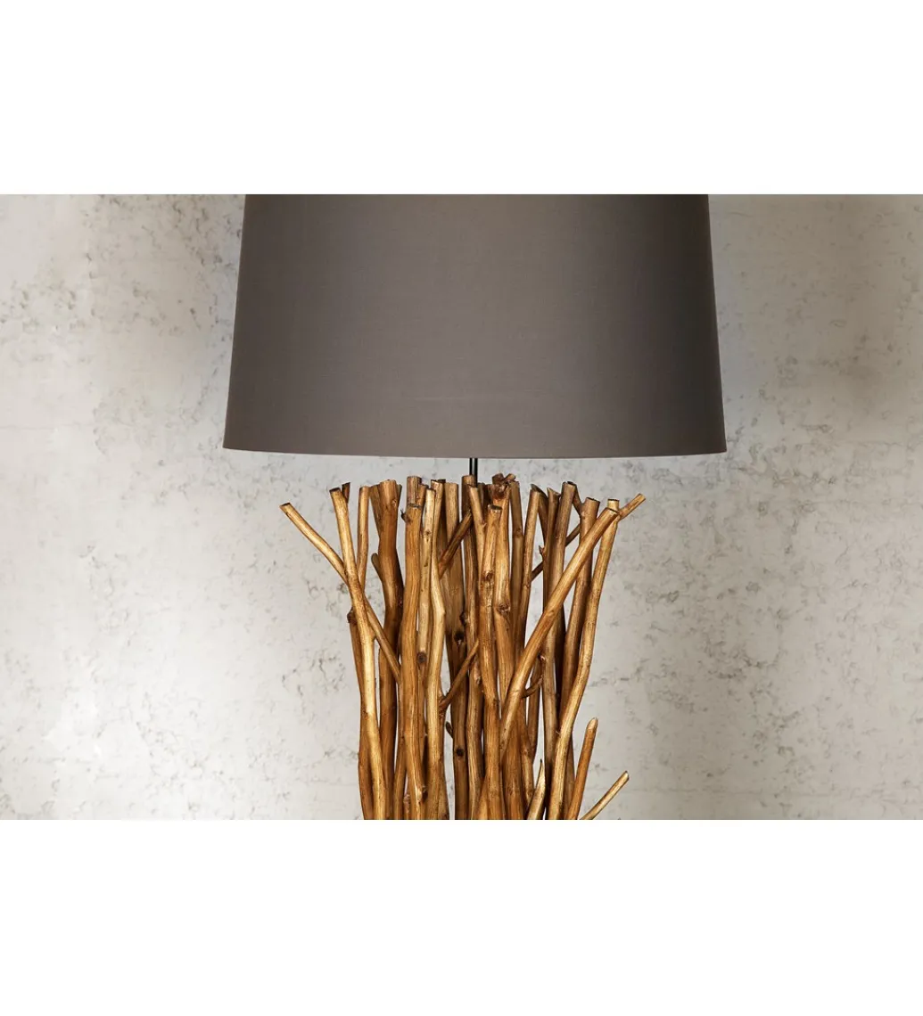 Invicta Interior Lampa podłogowa Euphoria 175 cm szarobrązowa