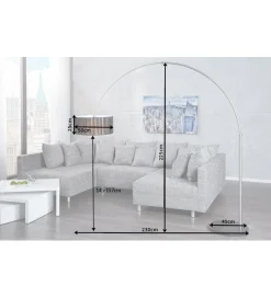 Invicta Interior Lampa Podłogowa Extenso czarna