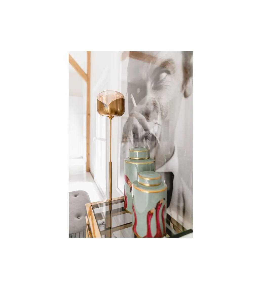 KDesign Lampa podłogowa Golden Goblet 160 cm złota