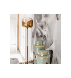 KDesign Lampa podłogowa Golden Goblet 160 cm złota