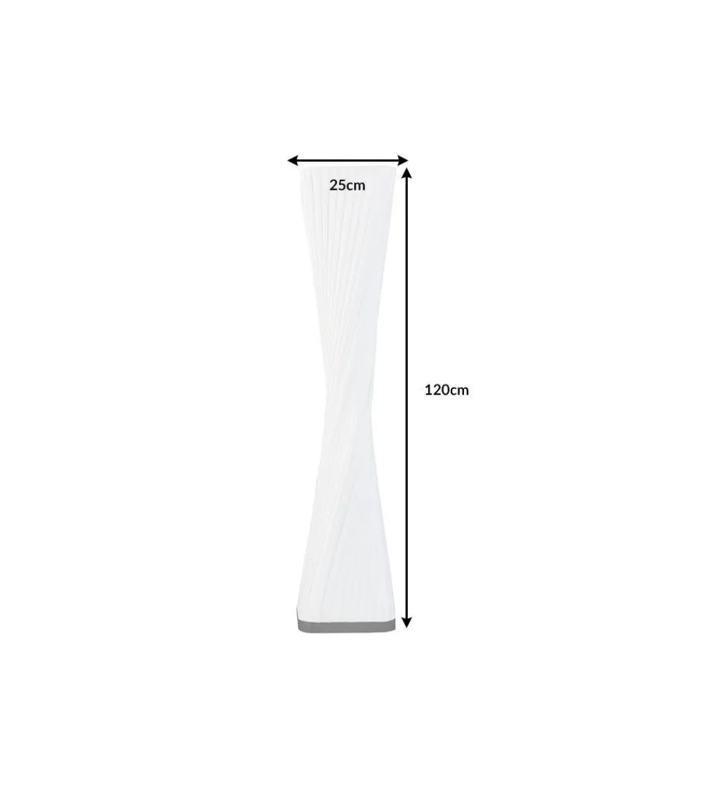 Invicta Interior Lampa podłogowa Harmony 120 cm biała