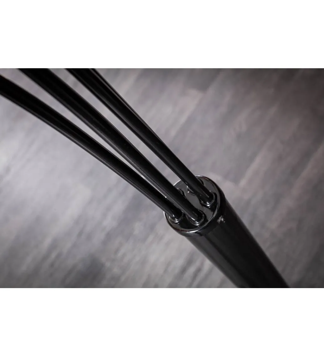 Invicta Interior Lampa podłogowa Levels 202 cm czarno złota