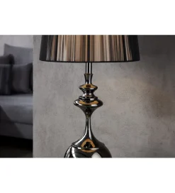 Invicta Interior Lampa podłogowa Lucie czarna