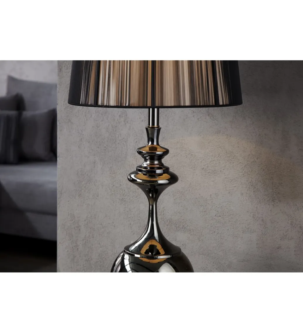 Invicta Interior Lampa podłogowa Lucie czarna