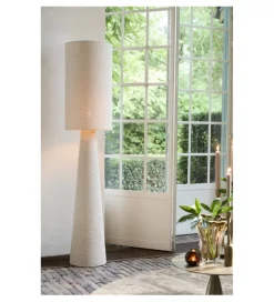 L&L Lampa podłogowa MICKY 180 cm piaskowa