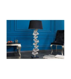 Invicta Interior Lampa podłogowa Morella 122 cm srebrna