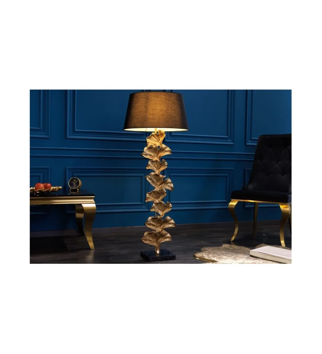Invicta Interior Lampa podłogowa Morella 122 cm złota