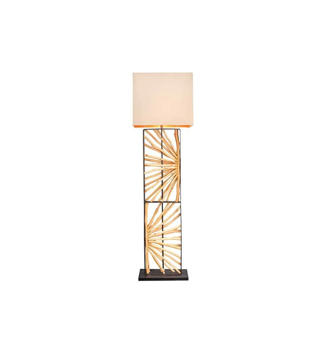 Invicta Interior - przedsprzedaż Lampa podłogowa OMAR 165 cm beżowa
