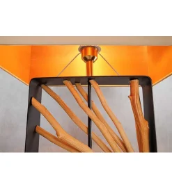 Invicta Interior - przedsprzedaż Lampa podłogowa OMAR 165 cm beżowa