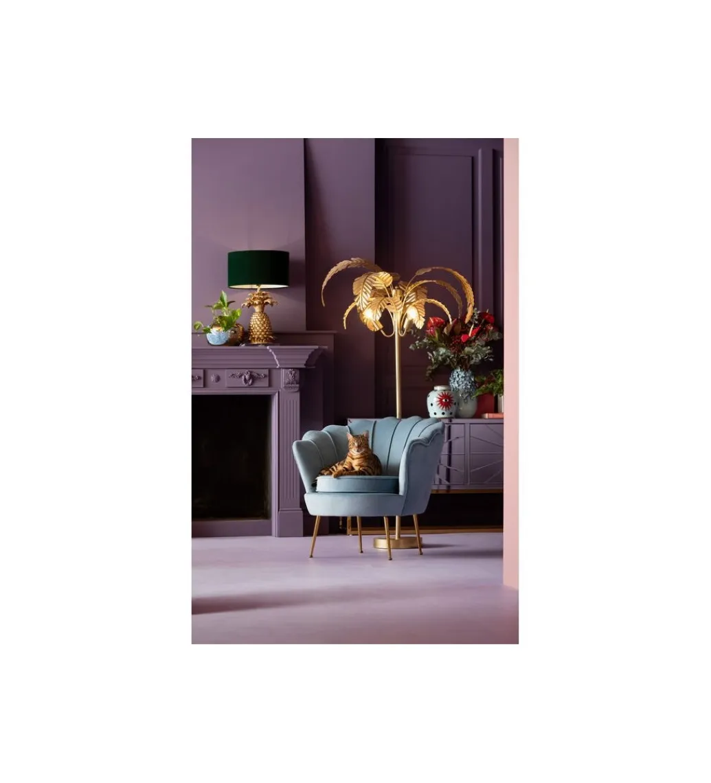 KDesign Lampa podłogowa Palmera 170 cm złota