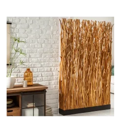 Invicta Interior Lampa podłogowa Parave 180 cm longan naturalna