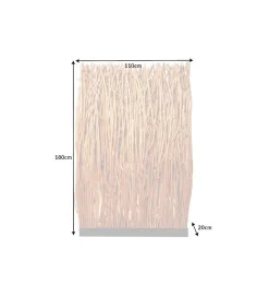 Invicta Interior Lampa podłogowa Parave 180 cm longan naturalna