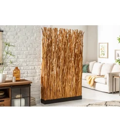 Invicta Interior Lampa podłogowa Parave 180 cm longan naturalna