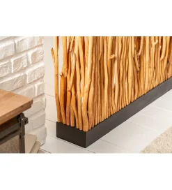 Invicta Interior Lampa podłogowa Parave 180 cm longan naturalna