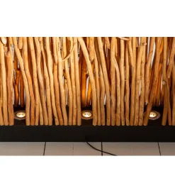 Invicta Interior Lampa podłogowa Parave 180 cm longan naturalna