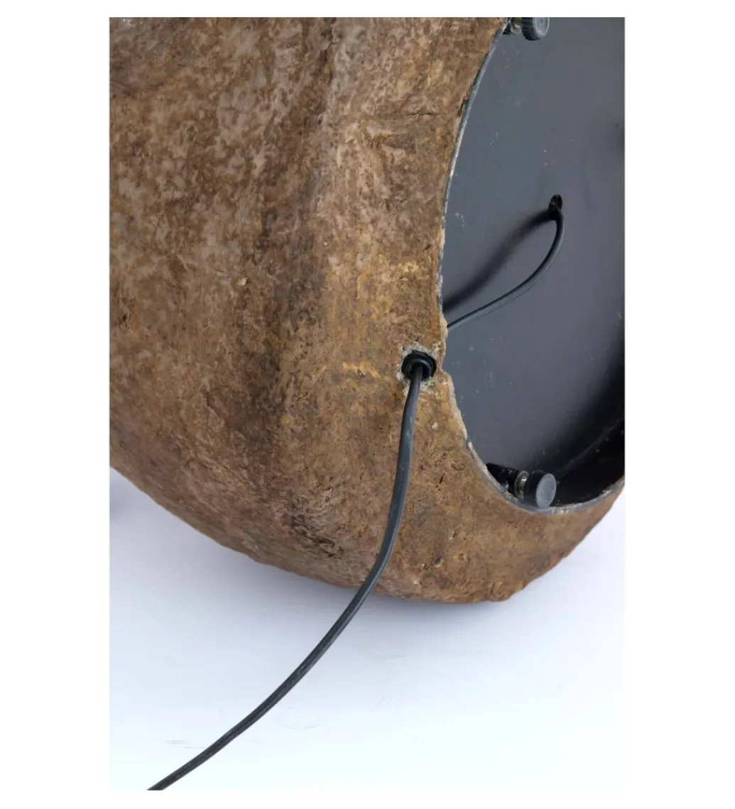 L&L Lampa podłogowa podstawa MARREE 135 cm ciemnobrązowa