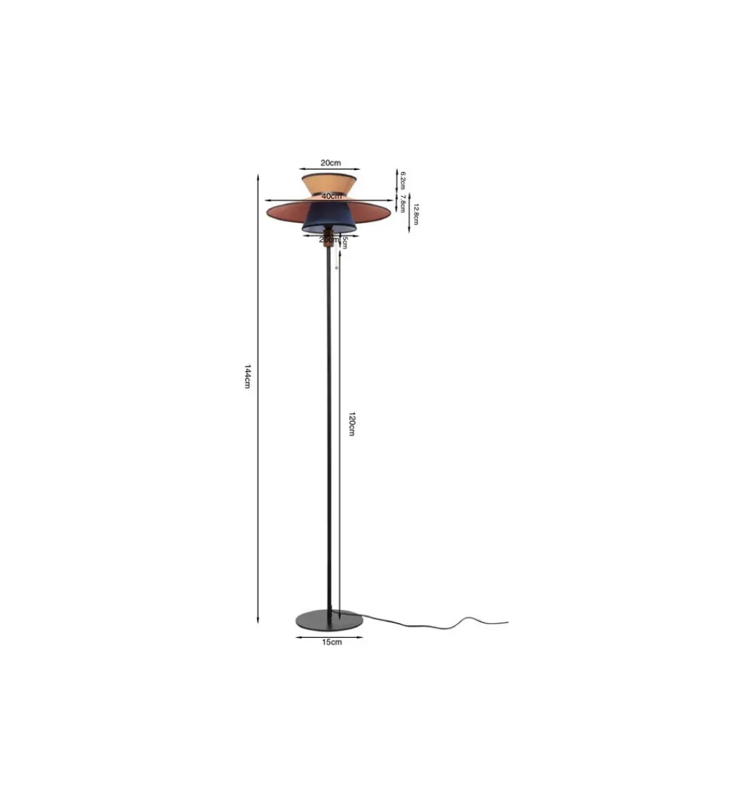 KDesign Lampa podłogowa RIVA 160 cm