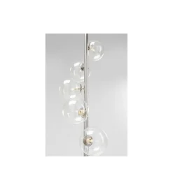 KDesign Lampa podłogowa SCALA BALLS 160 cm srebrna