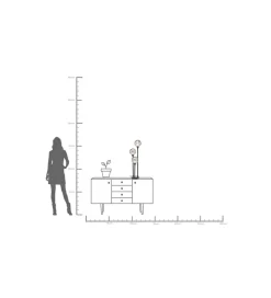 KDesign Lampa stołowa AL CAPONE 83 cm czarna