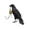 KDesign Lampa stołowa Animal Crow 34 cm czarna