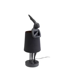 KDesign Lampa stołowa Animal Rabbit 50 cm czarna