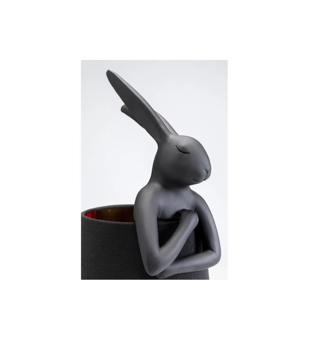 KDesign Lampa stołowa Animal Rabbit 50 cm czarna