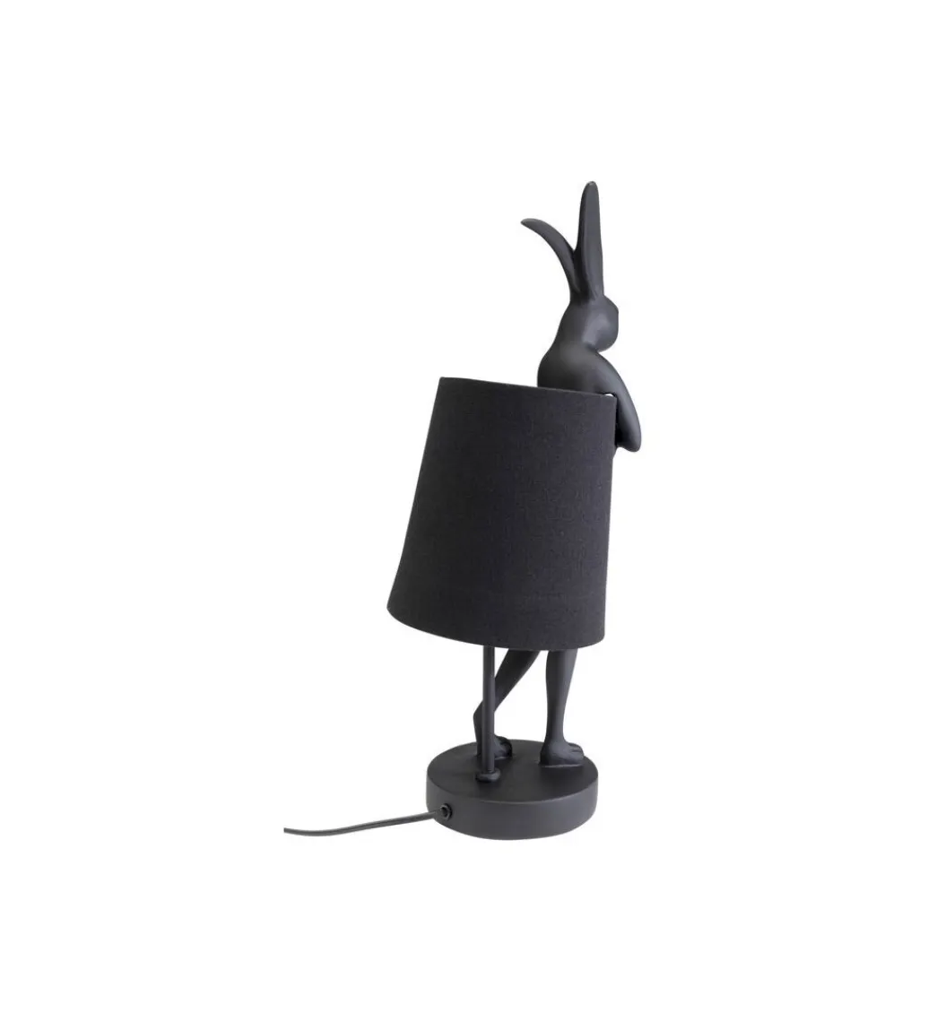 KDesign Lampa stołowa Animal Rabbit 50 cm czarna