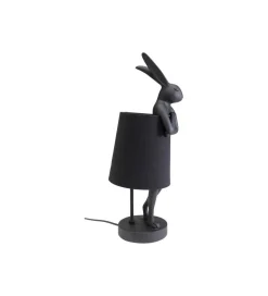 KDesign Lampa stołowa Animal Rabbit 50 cm czarna