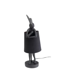 KDesign Lampa stołowa Animal Rabbit 50 cm czarna