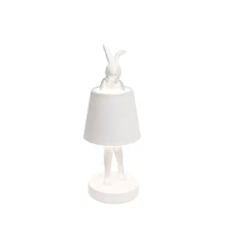KDesign Lampa stołowa ANIMAL RABBIT 29 cm biała