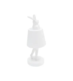KDesign Lampa stołowa ANIMAL RABBIT 29 cm biała