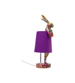 KDesign Lampa stołowa ANIMAL RABBIT 50 cm fioletowa