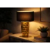 Invicta Interior Lampa stołowa AURELIA 55 cm czarna złota