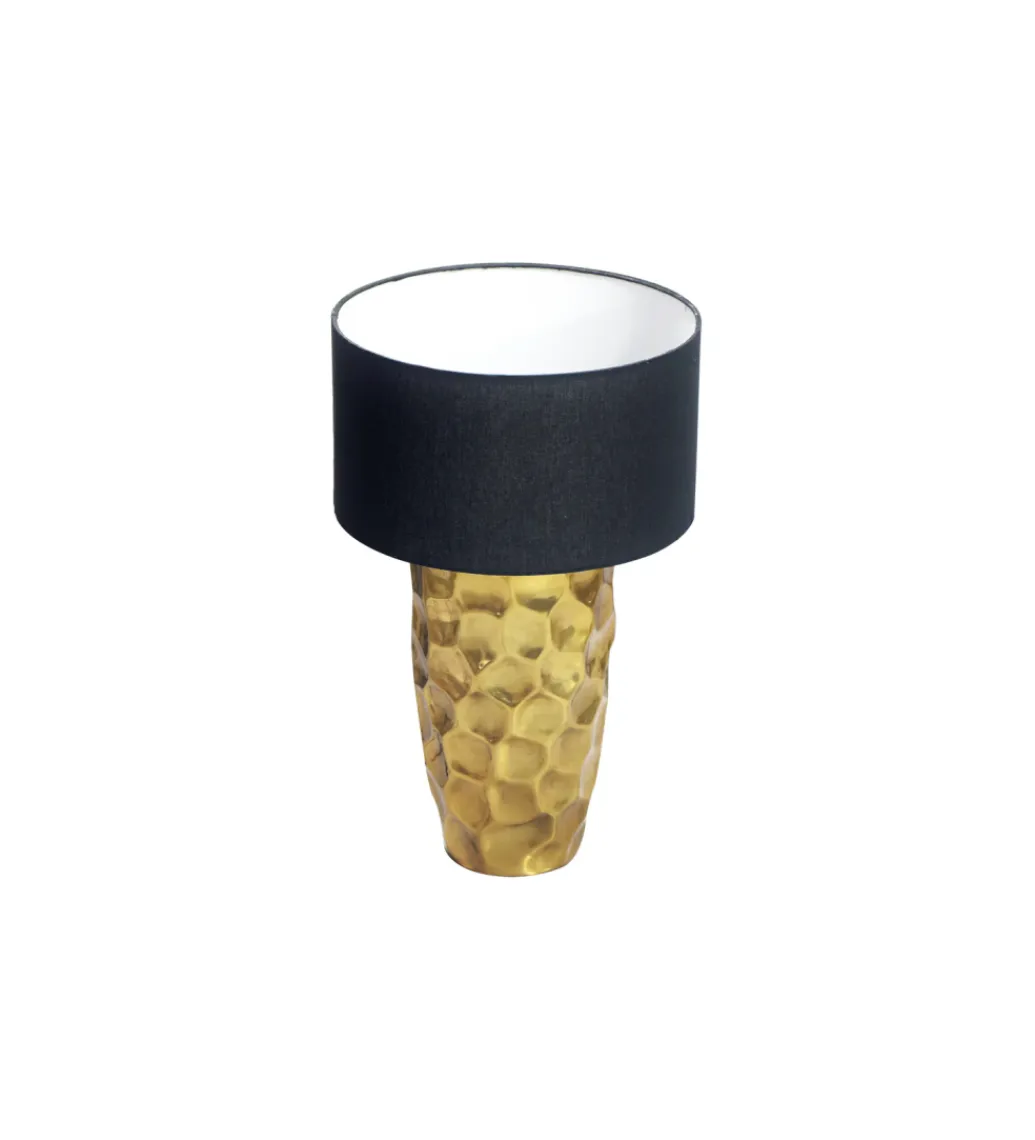 Invicta Interior Lampa stołowa AURELIA 55 cm czarna złota