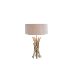 Invicta Interior Lampa stołowa Cara Driftwood naturalna
