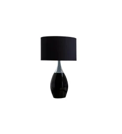 Invicta Interior Lampa stołowa Carla 60 cm czarna