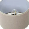 Exclusivas Lampa stołowa DADET 28 cm ceramika antyczna biała