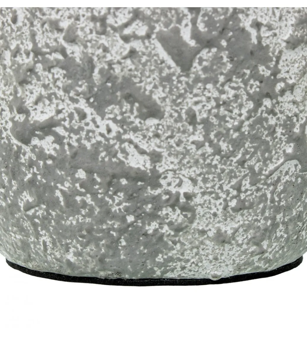 Exclusivas Lampa stołowa DADET 28 cm ceramika antyczna biała