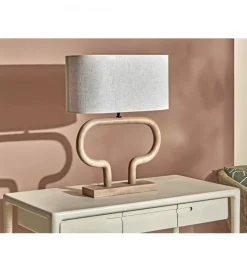 Imeri Lampa stołowa Demeter 40 cm toffee