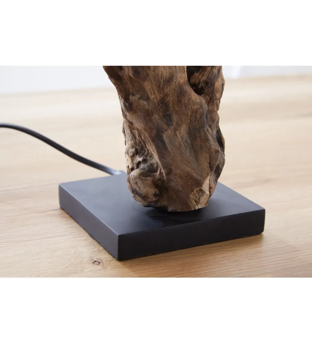 Invicta Interior - przedsprzedaż Lampa stołowa Driftwood Hypnotic beżowa