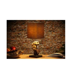 Invicta Interior - przedsprzedaż Lampa stołowa Driftwood Hypnotic brown