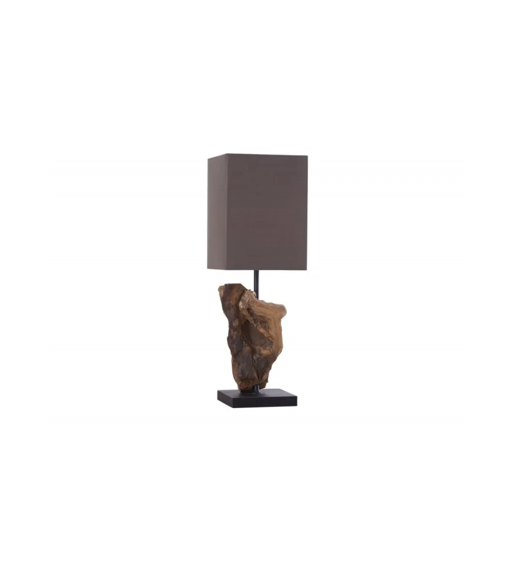 Invicta Interior - przedsprzedaż Lampa stołowa Driftwood Hypnotic brown