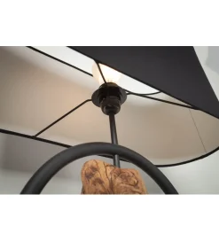 Invicta Interior - przedsprzedaż Lampa stołowa Elit 55 cm czarna