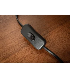 Invicta Interior - przedsprzedaż Lampa stołowa Elit 55 cm czarna