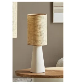 Imeri Lampa stołowa HERACLES 66 cm ceramika ratan
